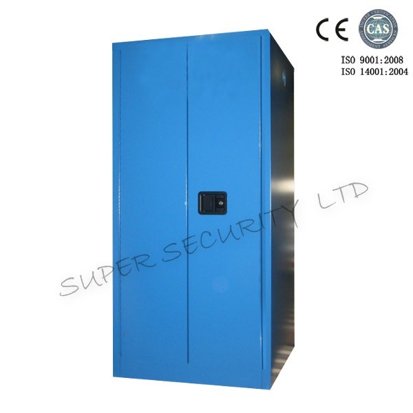 Gabinetes de almacenamiento interiores de la resistencia corrosiva azul para el ácido hidroclórico 60-Gallon
